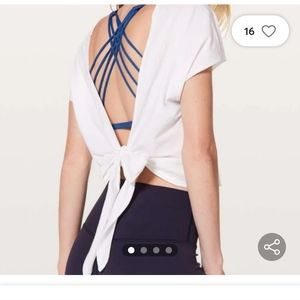 Womens size 10 lululemon it's a wrap top